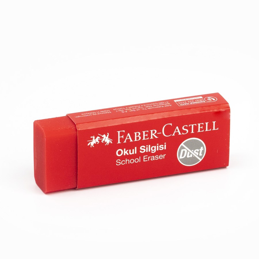 Faber-Castell Kırmızı Okul Silgisi 