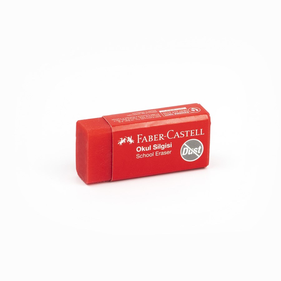 Faber-Castell Kırmızı Okul Silgisi 