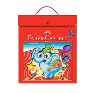 Faber Castel Plastik Çantalı Pastel Boya 36 Renk