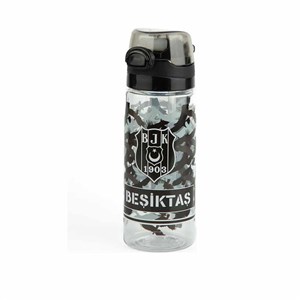 Beşiktaş Plastik Matara 500 ML Siyah