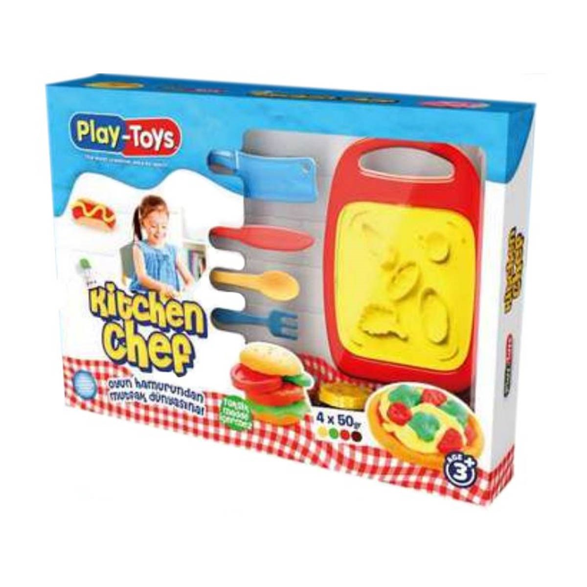 Playtoys Kitchen Chef Hamur Set 