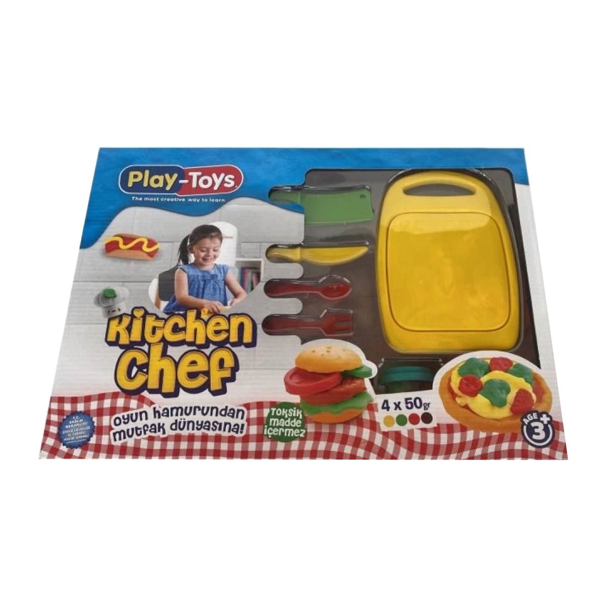 Playtoys Kitchen Chef Hamur Set 