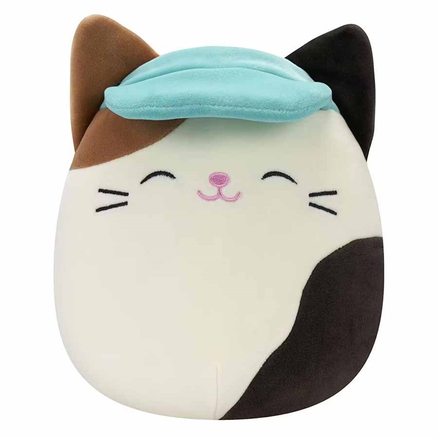 Squishmallow Şapkalı Kedi Cam 20 Cm. 