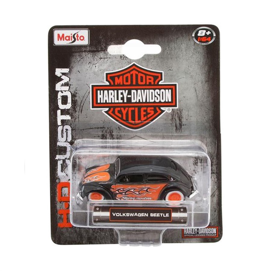 Maisto 1:64 Harley Davidson Model Araba Volkswagen Beetle