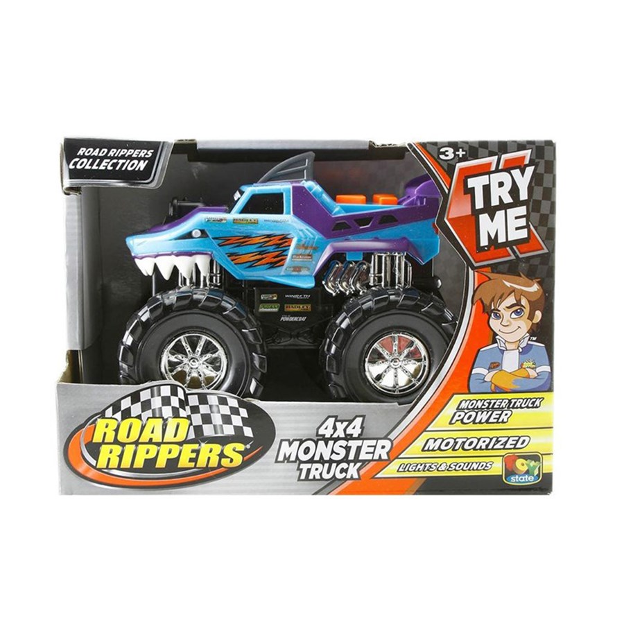 Road Rippers Işıklı ve Sesli Kamyonet Custom Truck Mavi