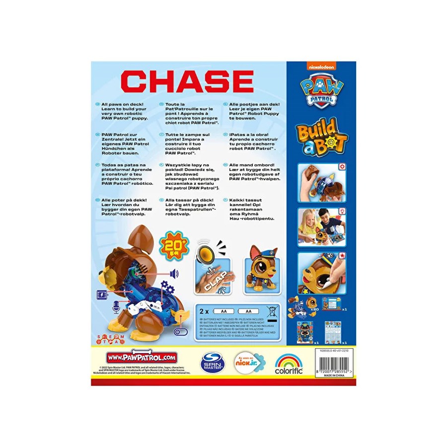 Build a Bot Paw Patrol-Chase 