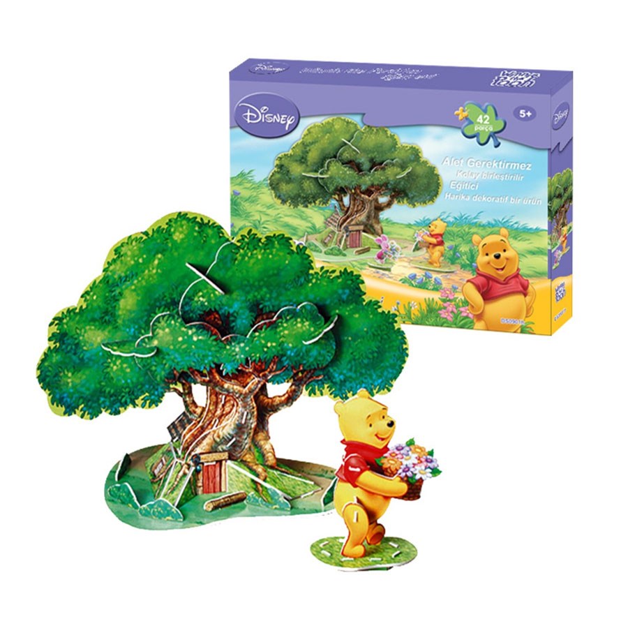 3D Puzzle W.Pooh Ağaç Evi 