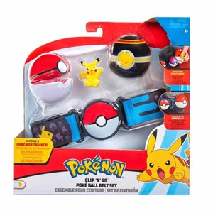 Pokemon Pokeball Kemer ve Figür Seti - Pikachu