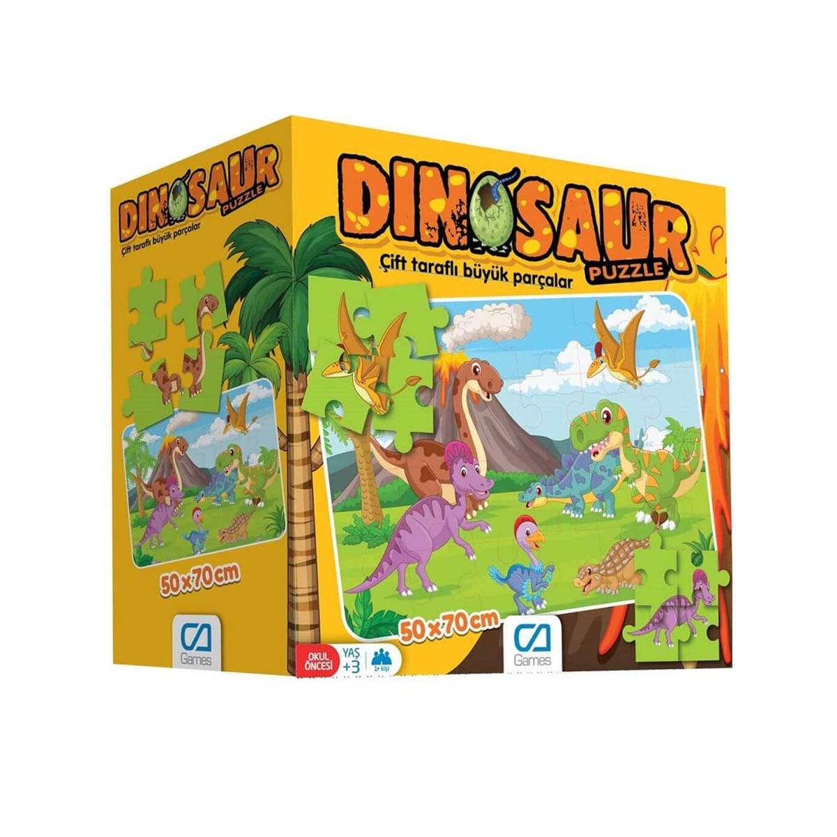 Dinozorlar Yer Puzzle 