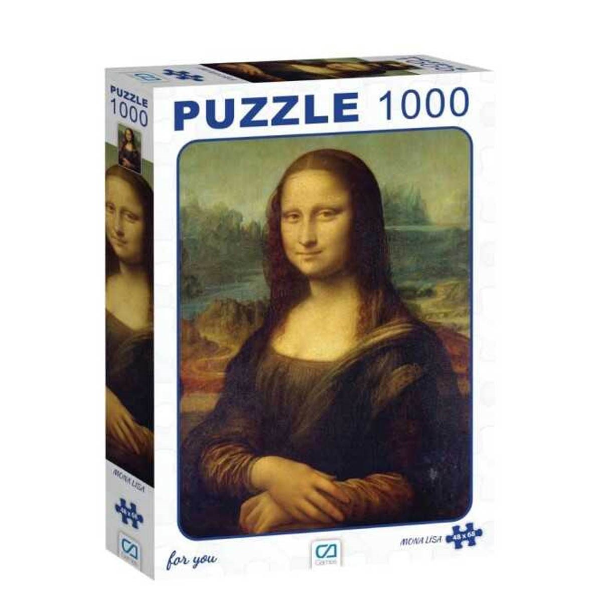 Mona Lisa Puzzle 1000 Parça 