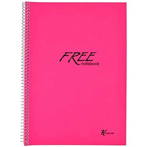 Keskin A4 100 Yp.Düz PP Kapak Free Defter