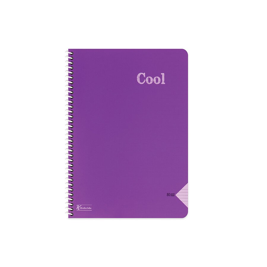 Keskin A4 40 Yp. Kareli Pp Kp.Spiralli Cool Defter 