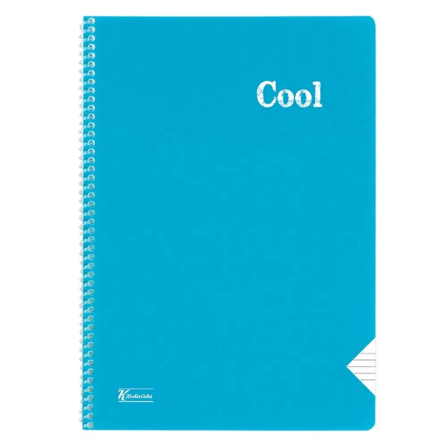 Keskin A4 96Yp.Çizgili Pp Kp.Spiralli Cool Defter 