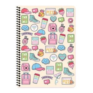 Keskin A4 80 Yp.Kareli Sweet Fun Defter