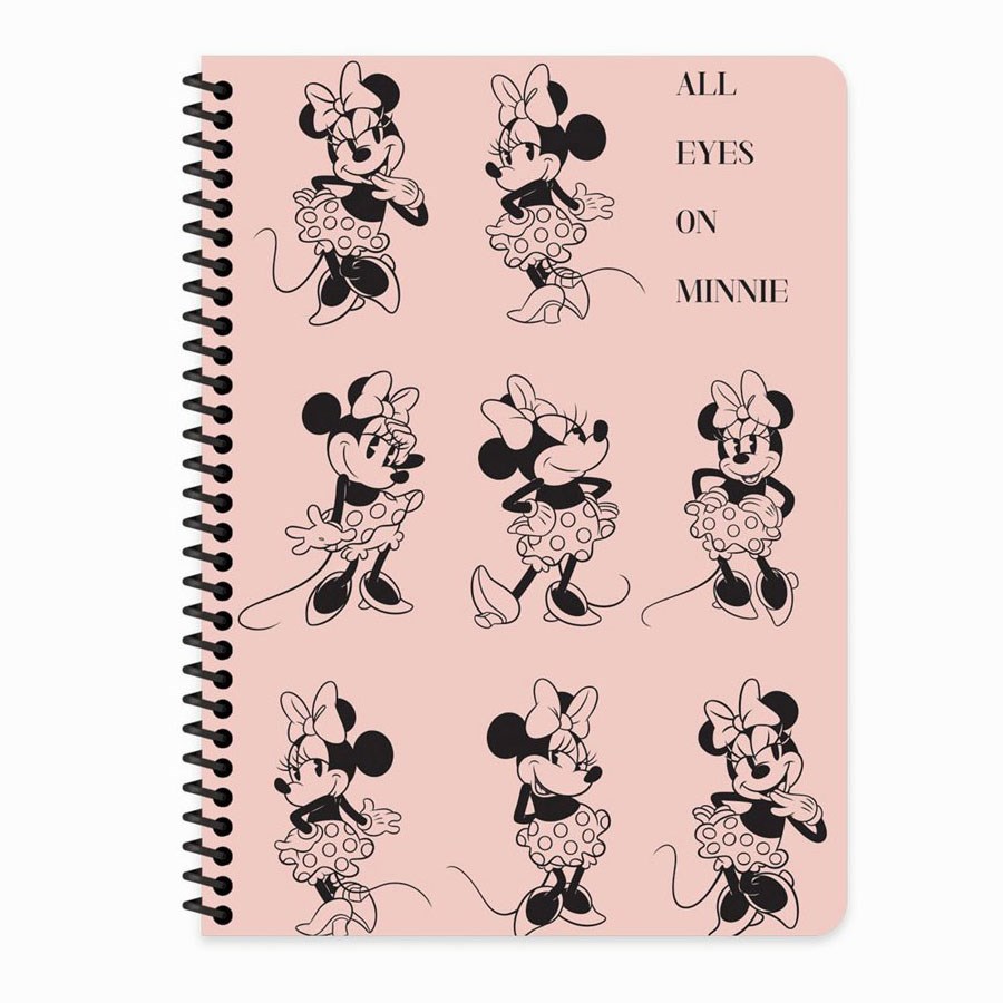 Minnie Mouse Karton Kapak Spiralli Defter 