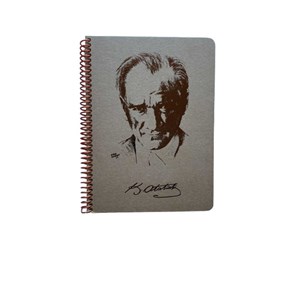 Keskin 16,5*22,5 80Yp Çizgili Funky Defter-Atatürk