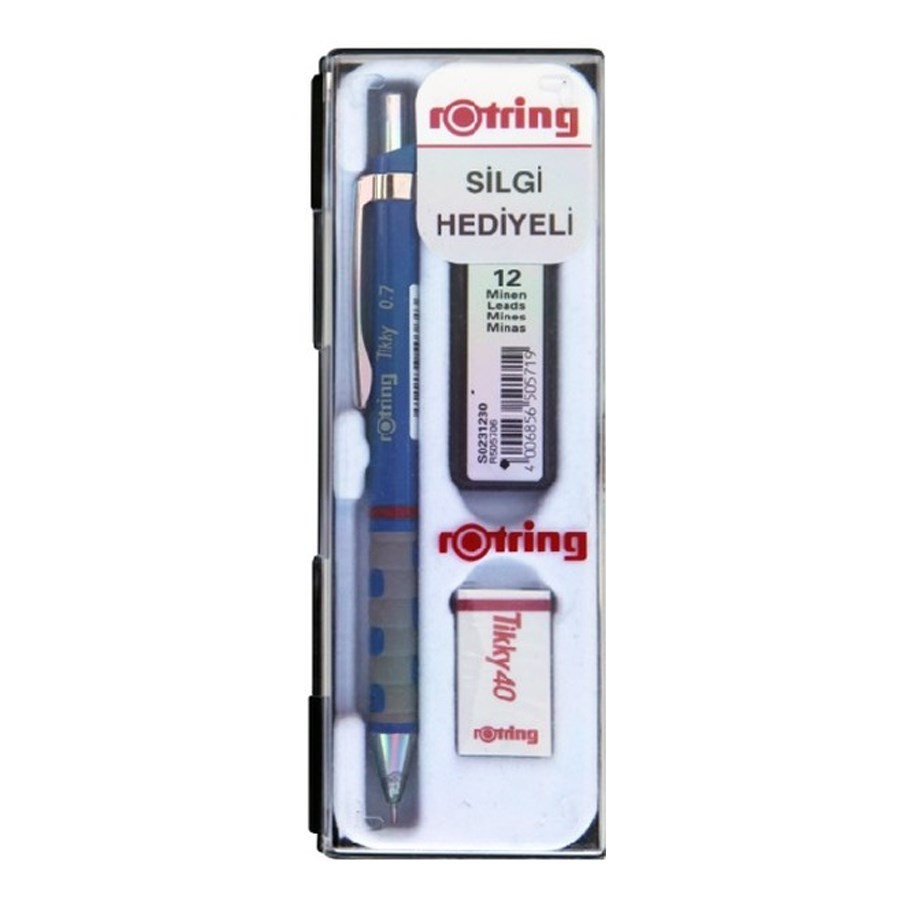 Rotring Tikky Versatil Okul Seti 0.7 Mavi 