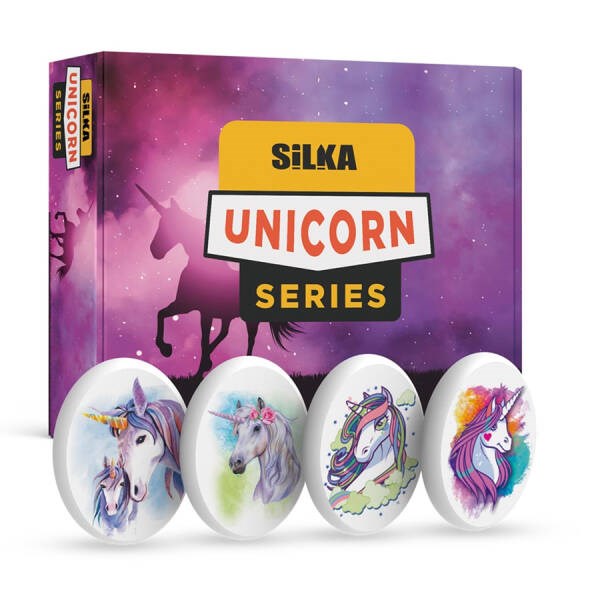 Silka Unicorn Desenli Elips Şekilli Silgi Silka Unicorn Desenli Elips Şekilli Silgi