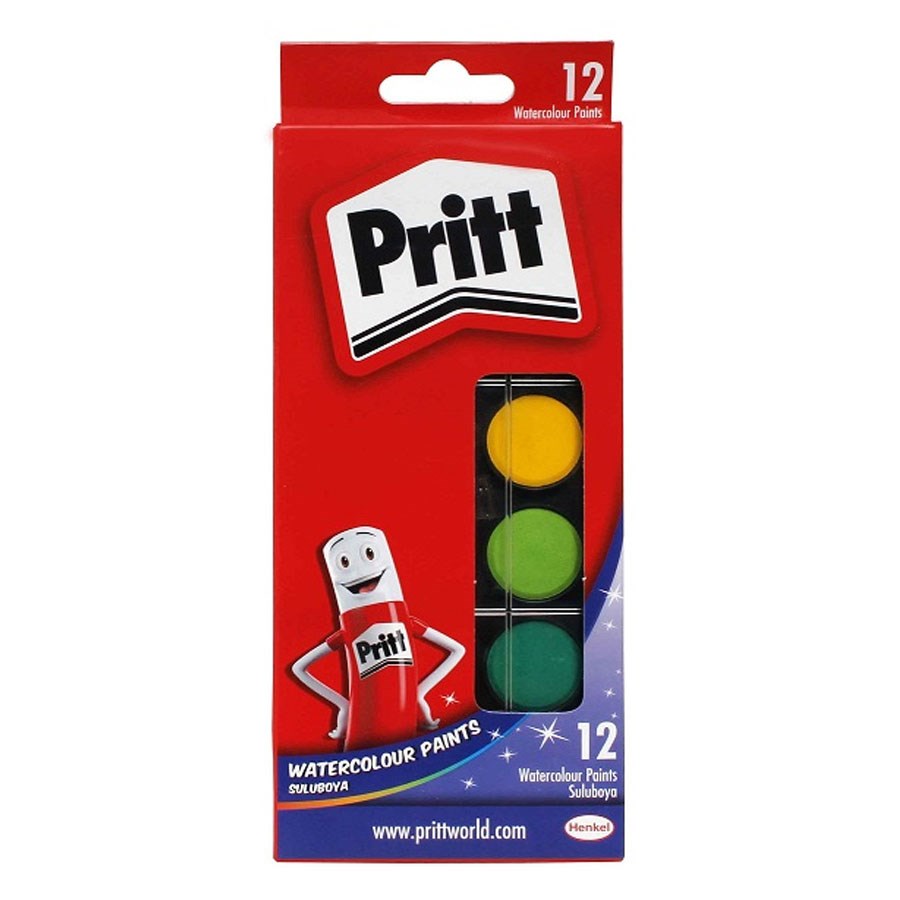 Pritt Küçük Boy Suluboya 12 Renk 