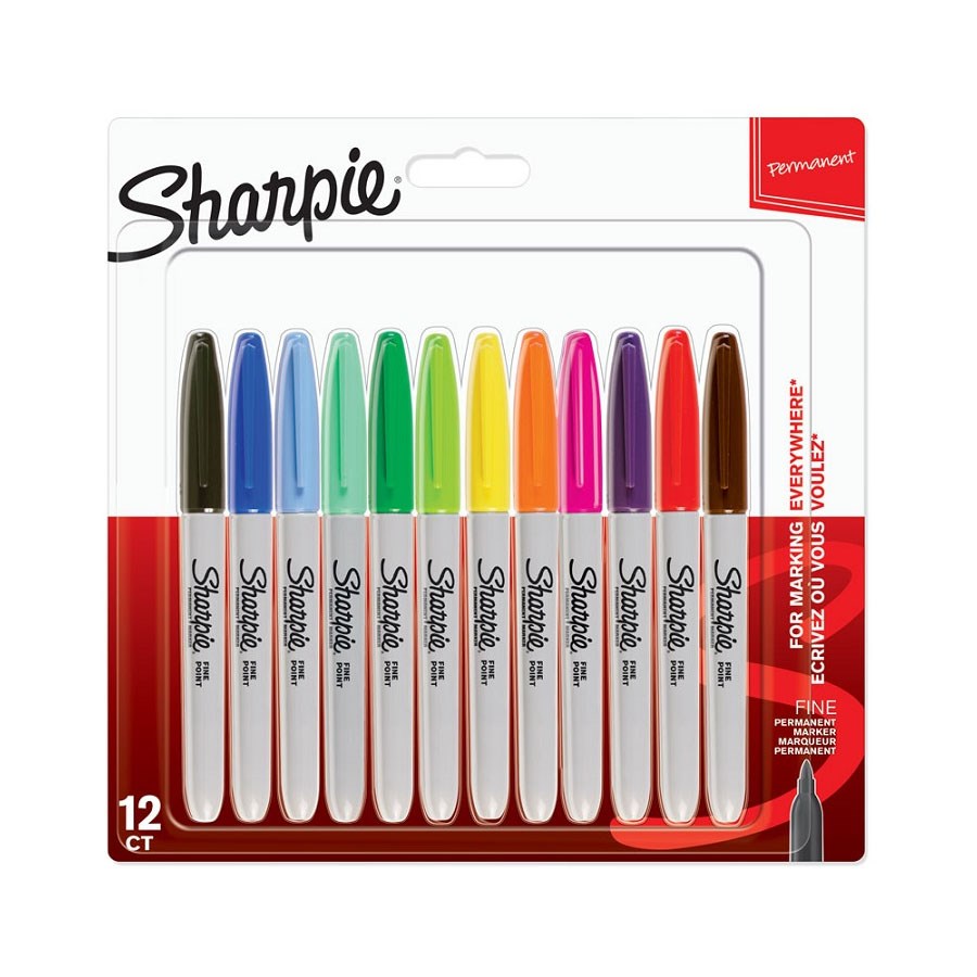 Sharpie Fine Permanent 12Li Karışık Set Markör 