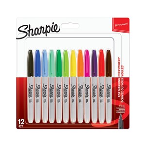 Sharpie Fine Permanent 12Li Karışık Set Markör