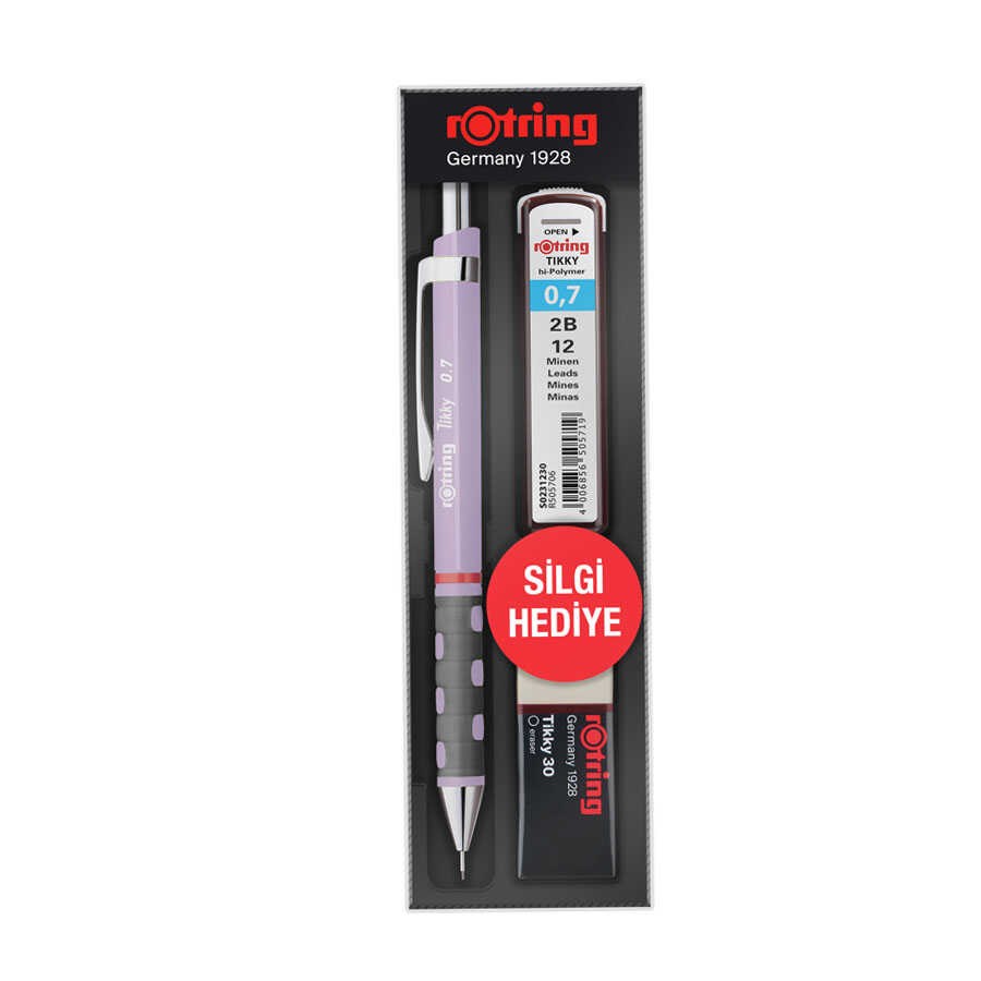 Rotring Tikky Versatil Okul Seti 0.7 Lila 