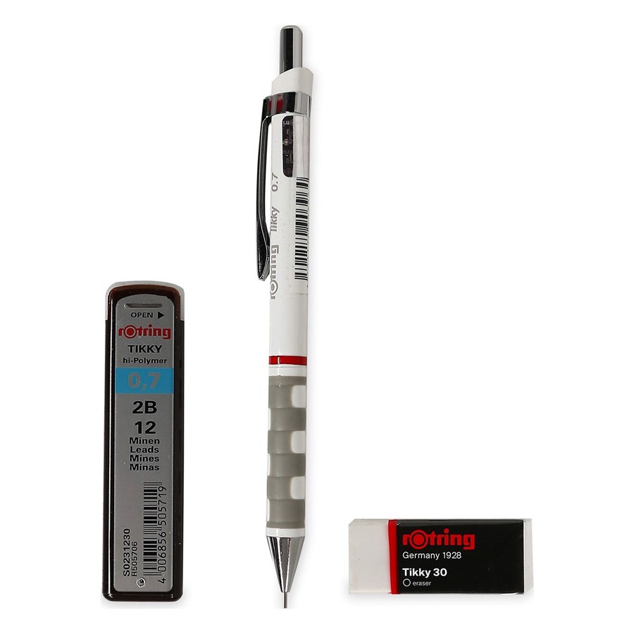 Rotring Tikky Versatil Okul Seti 0.7 Beyaz 