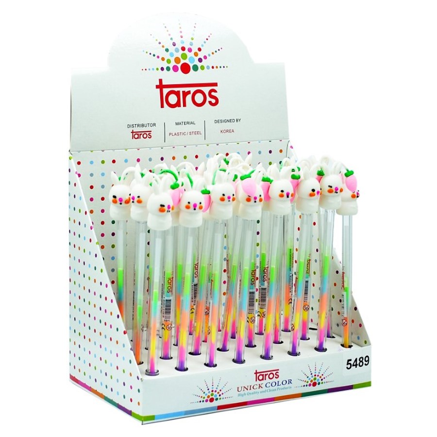 Taros Unick Color Tavşan Gökkuşağı Kalem 