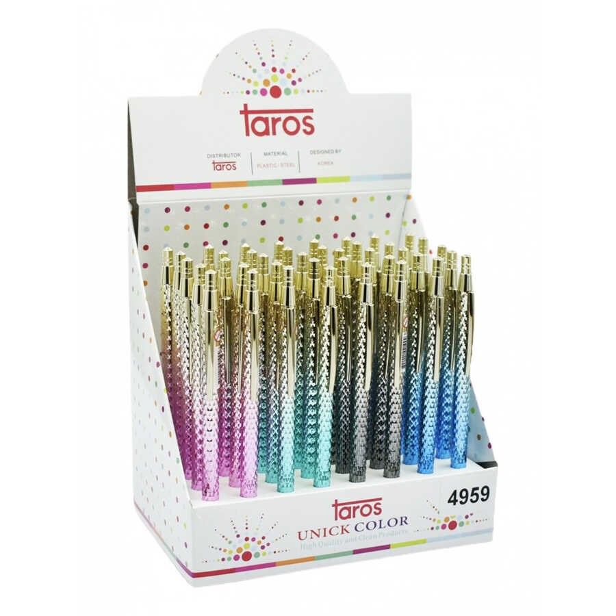 Taros Unıck Color Kiraz Klipsli Rainbow Kalem 