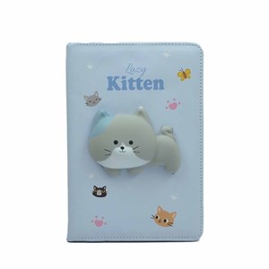 Taros Unick Color Puffy Animals Deri  A5 Defter