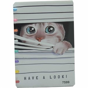 Taros Unick Color Cats Renkli Halkalı A5 Defter