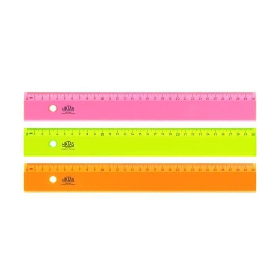 Hatas Neon Cetvel 30 Cm. 