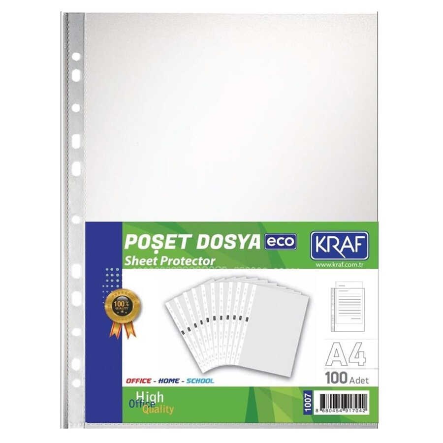 KRAF POŞET DOSYA A4 ECO 100LÜ 1007 