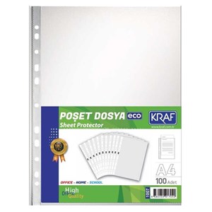 KRAF POŞET DOSYA A4 ECO 100LÜ 1007