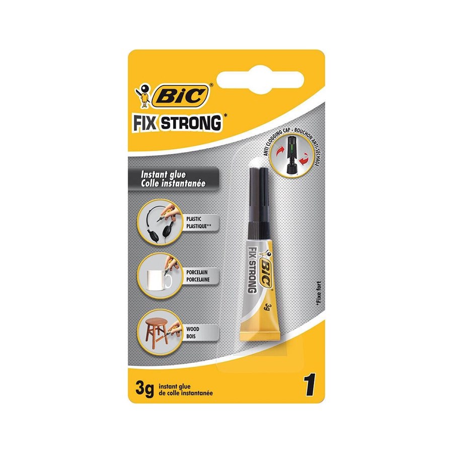 Bic Fix Strong Süper Güçlü Japon Yapıştırıcısı 3 g 