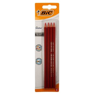 Bic Evolution Kırmızı Kopya Kalemi 4lü