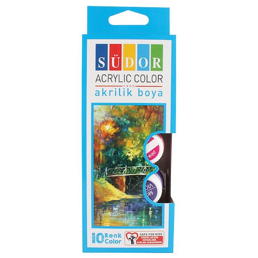 Südor Akrilik Boya Set 10x15 ML 