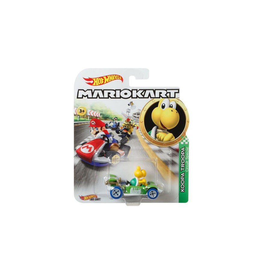 Hot Wheels Mario Kart Karakter Araçlar Koopa Troopa