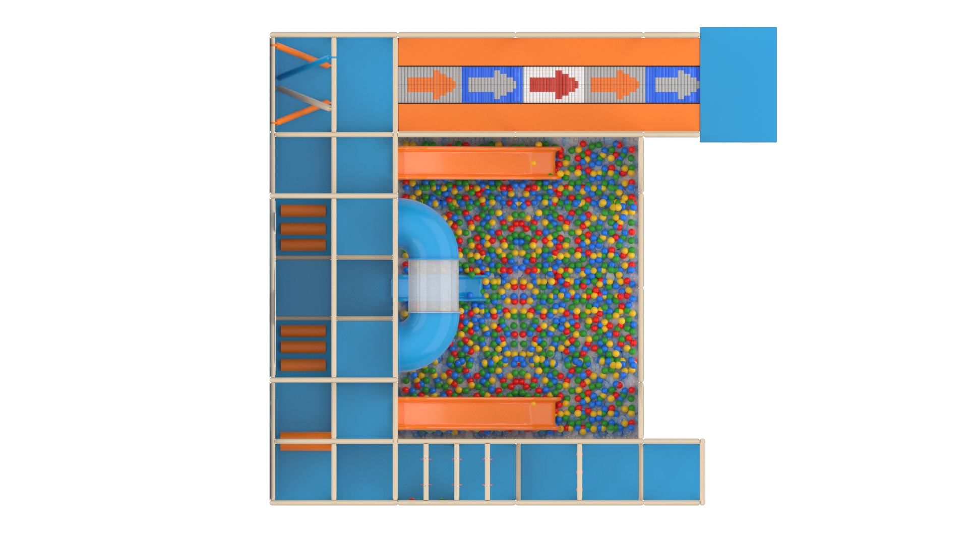 Bebeji Su Altı Macerası Soft Play 794x335x740 