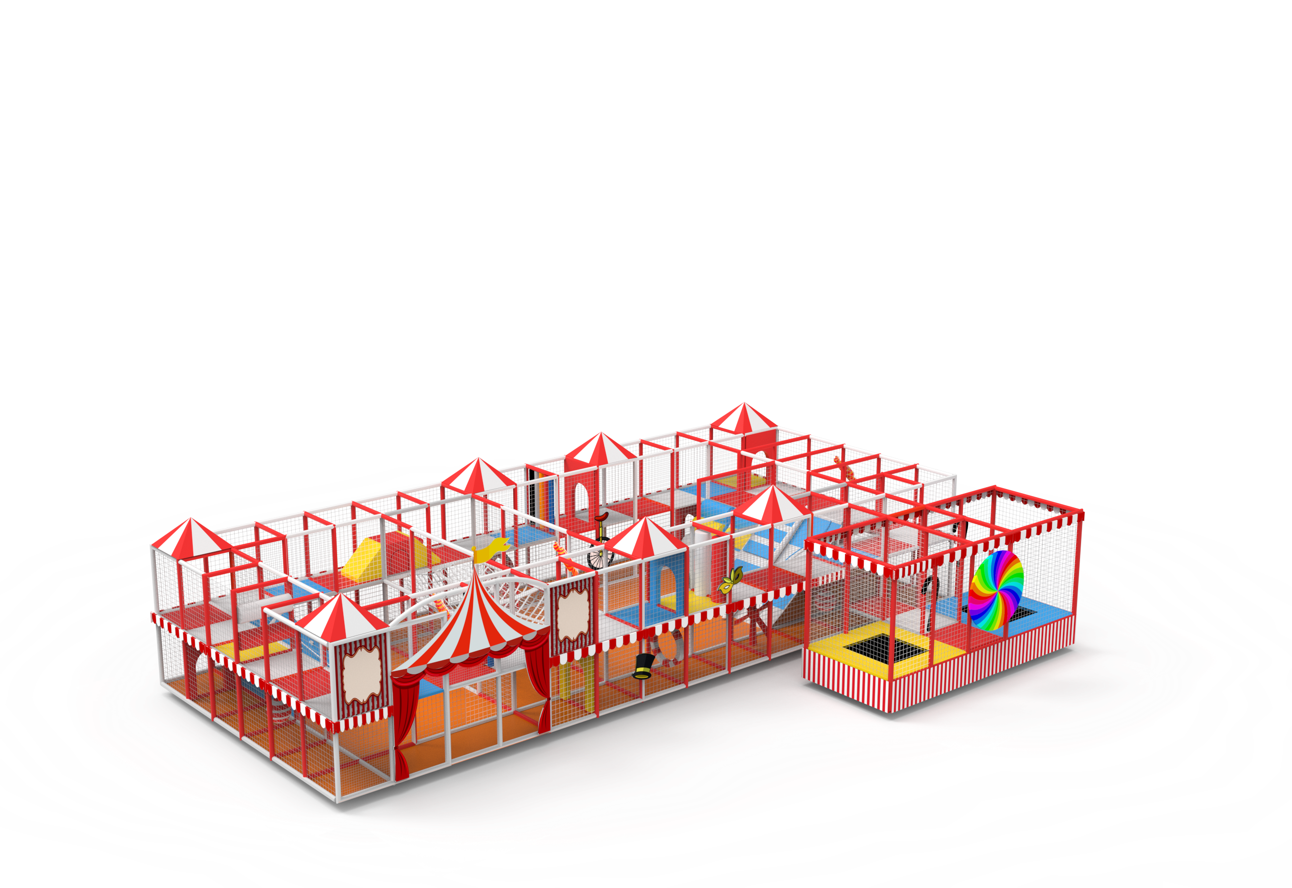 Bebeji Büyük Karnaval Soft Play 1300x900x250 