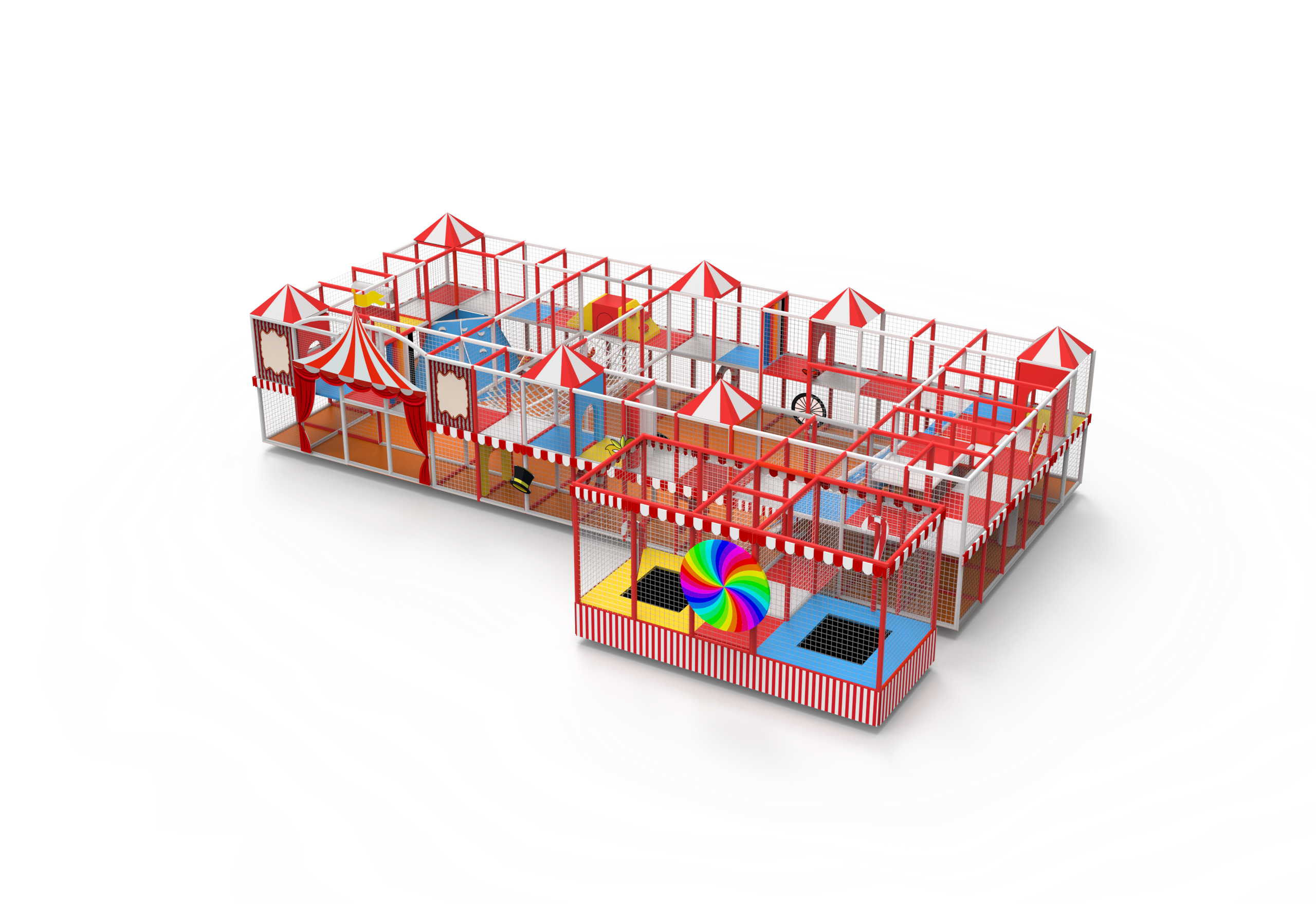 Bebeji Büyük Karnaval Soft Play 1300x900x250 