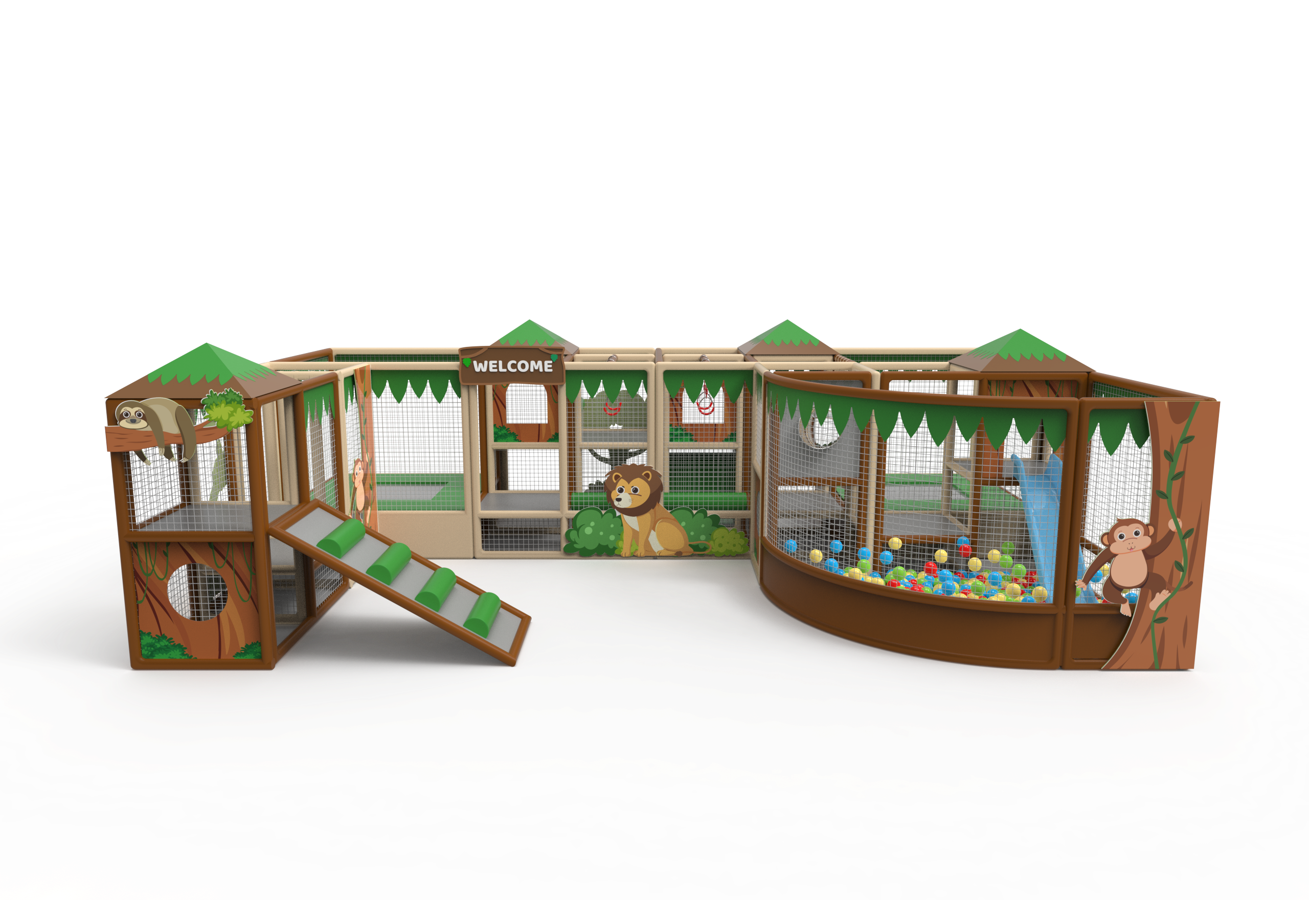 Bebeji Ormanın Ruhu Soft Play 490x290x780 