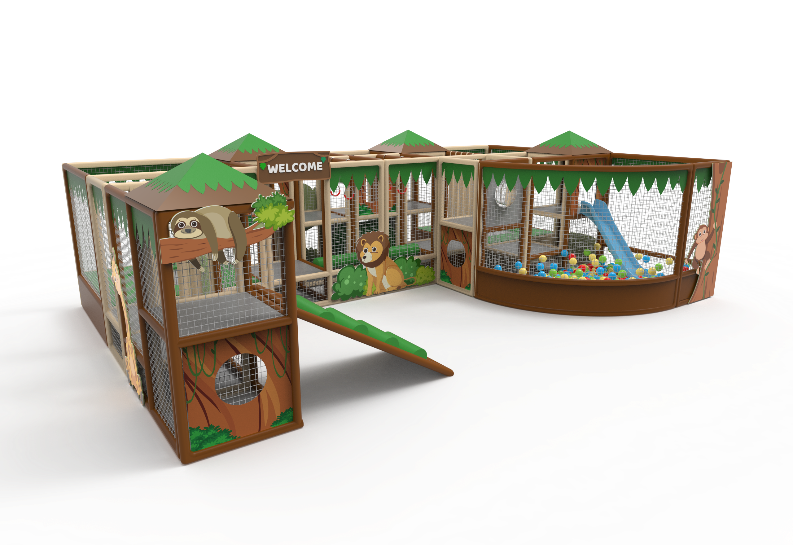 Bebeji Ormanın Ruhu Soft Play 490x290x780 