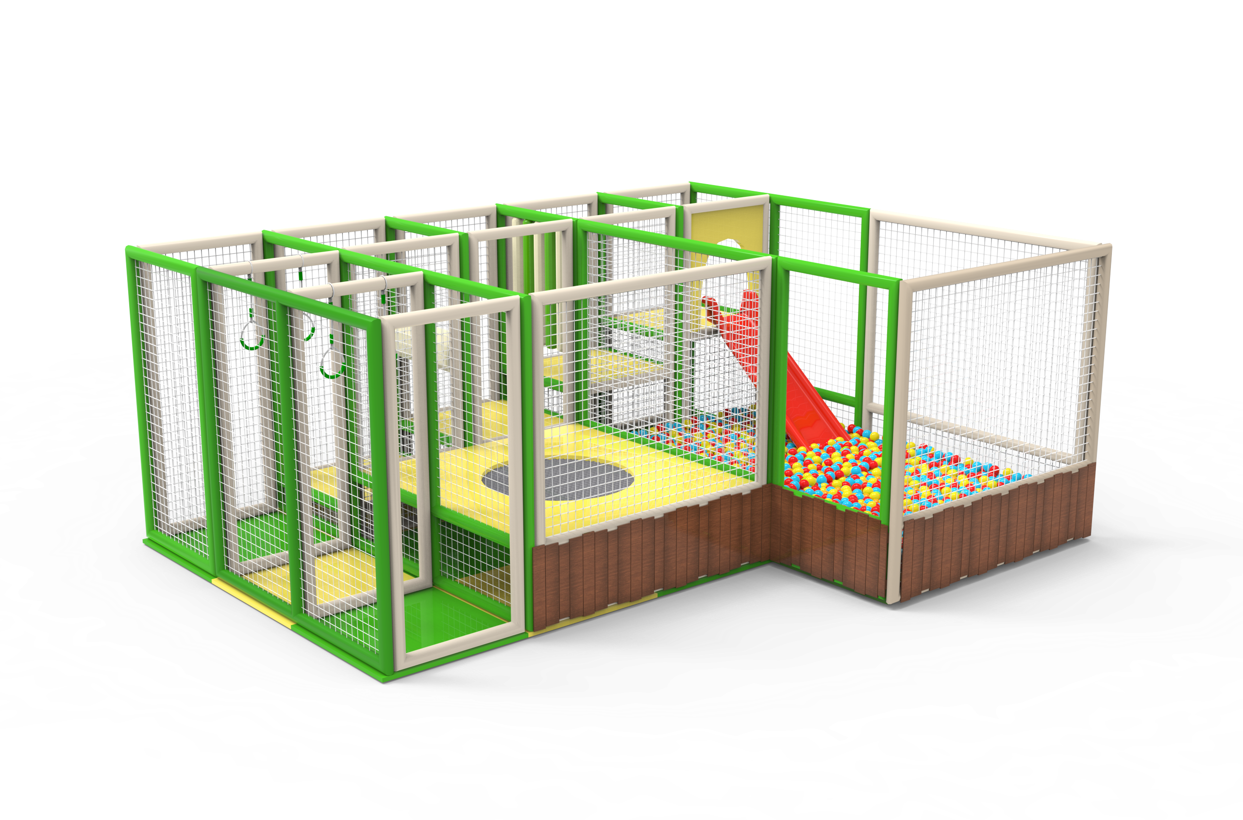 Bebeji Bambu Bahçesi Soft Play 400x500x200 