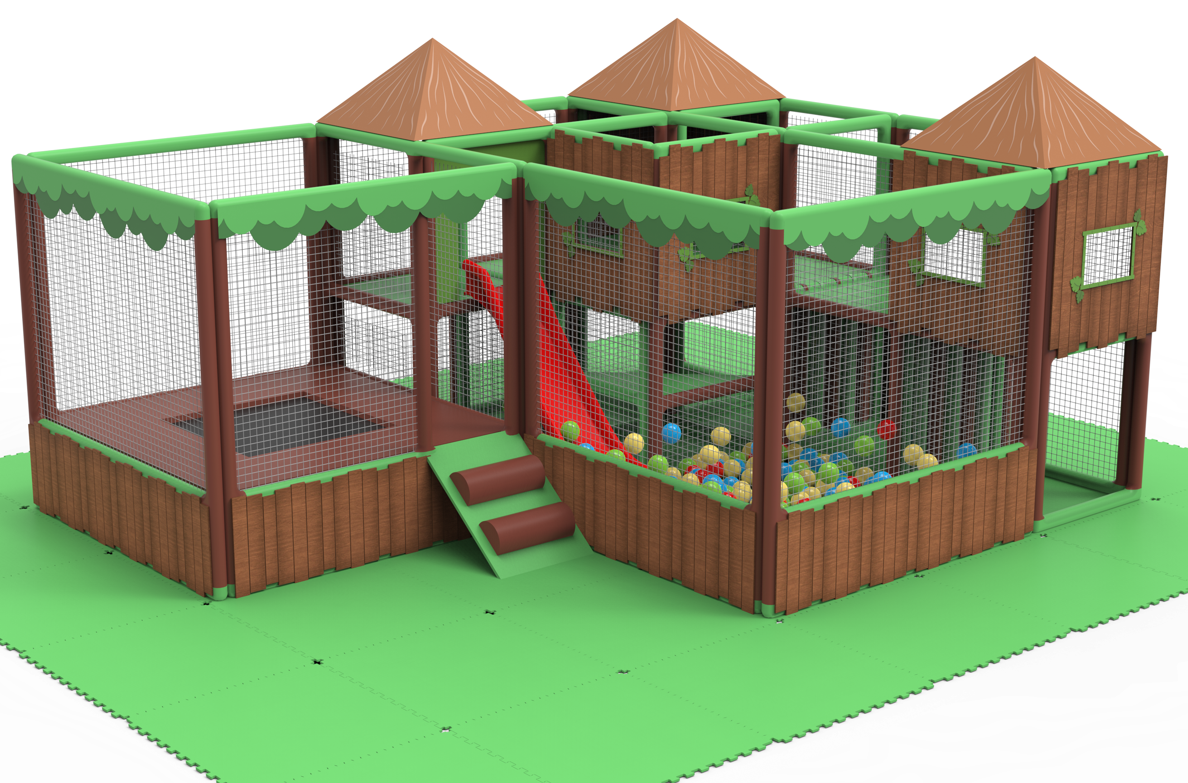 Bebeji Amazon Temalı Soft Play 500x400x250 