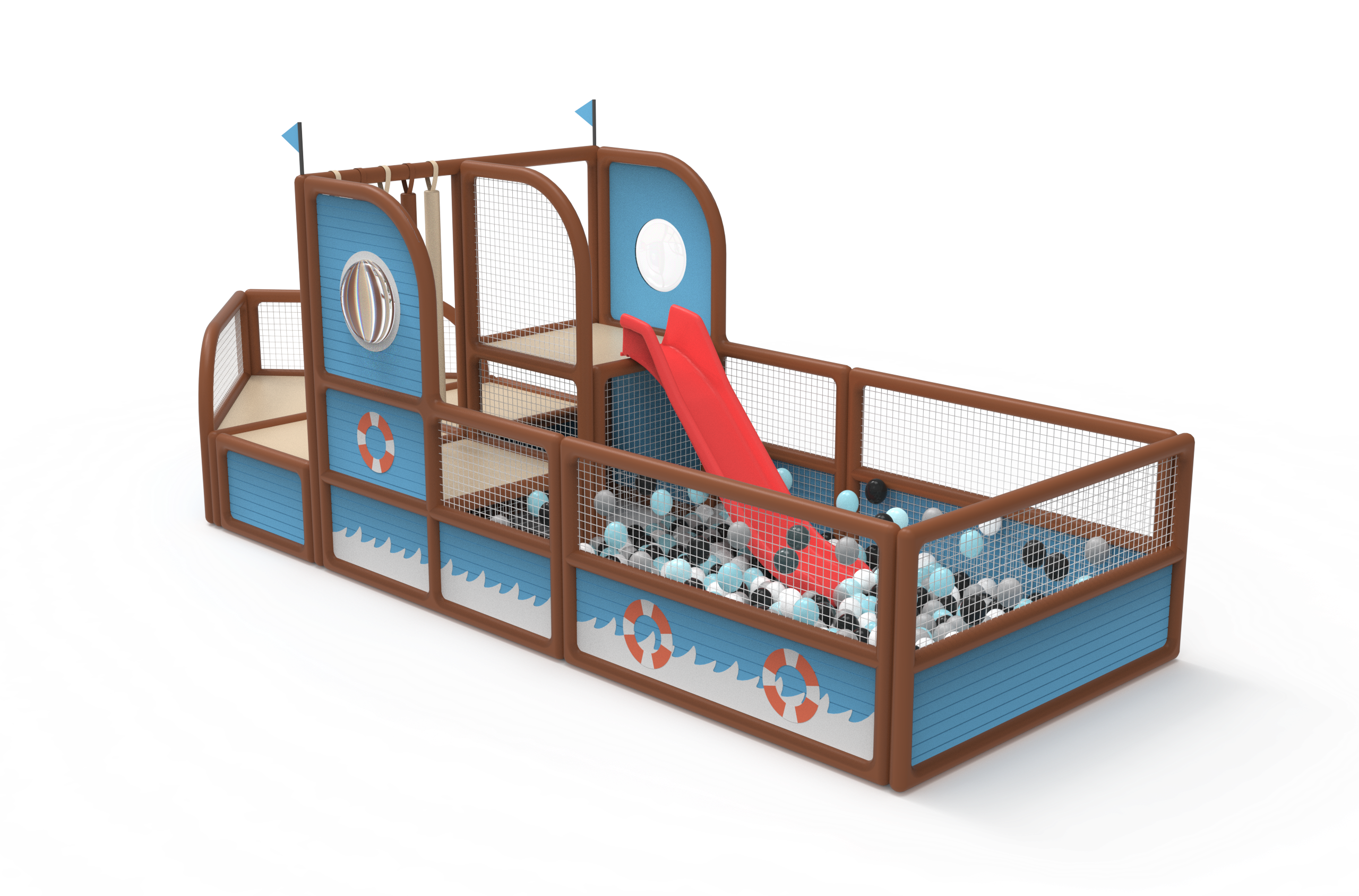 Bebeji Mini Soft Play Tekne Temalı 